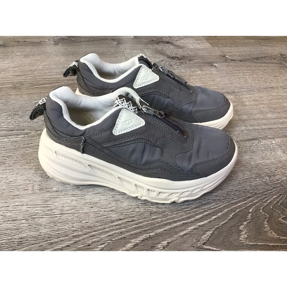 UGG Zip Chunky Platform Walking Shoes Gray 1116311 Womens Size 5 Sneakers
